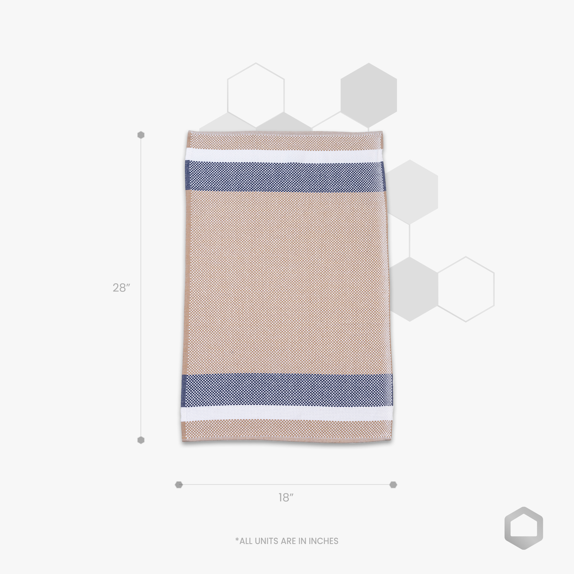 Matty Weave Hand Towel-Apricot (Set/3)