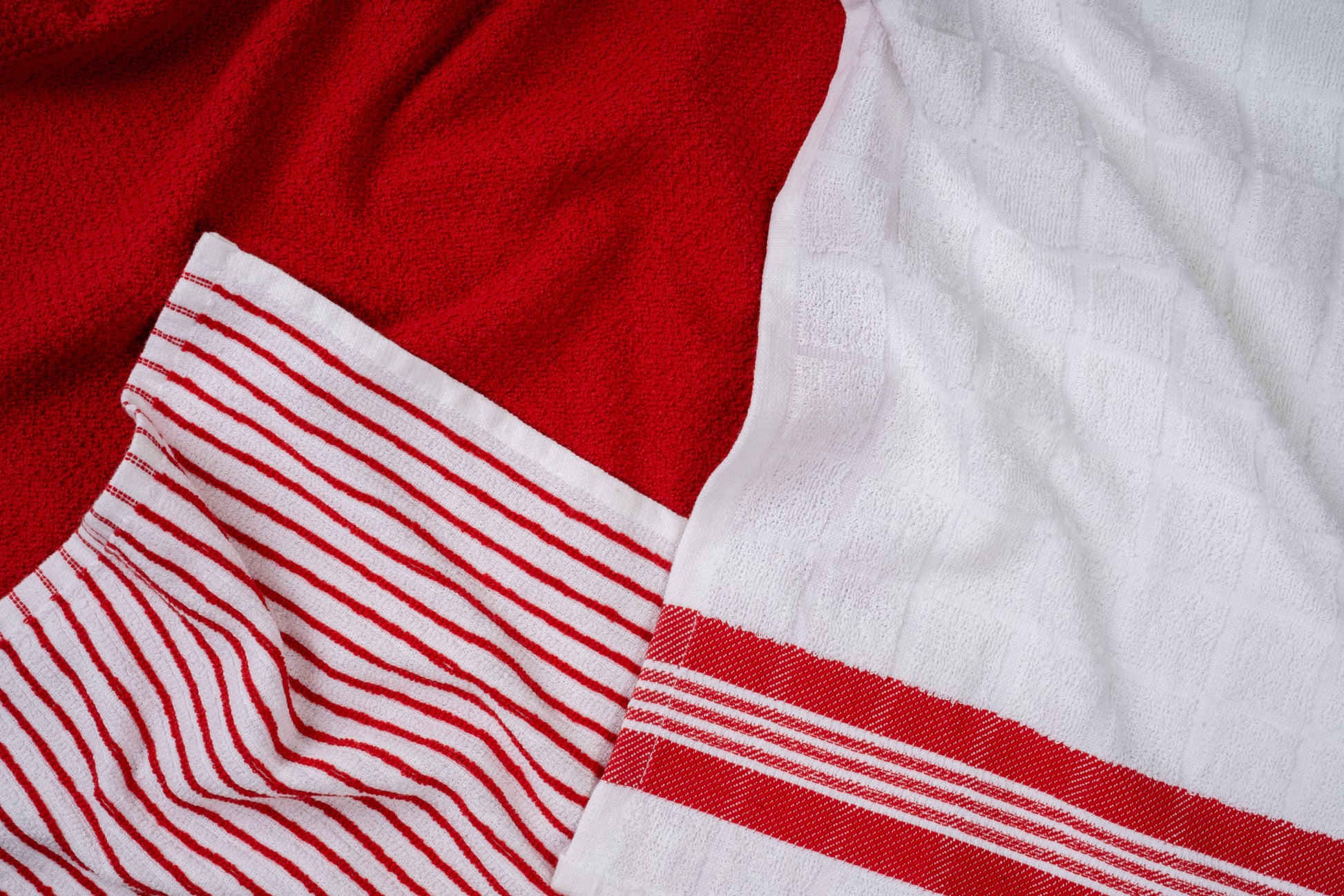 Assorted Terry Towels – Ketchup Rush (Set/5)