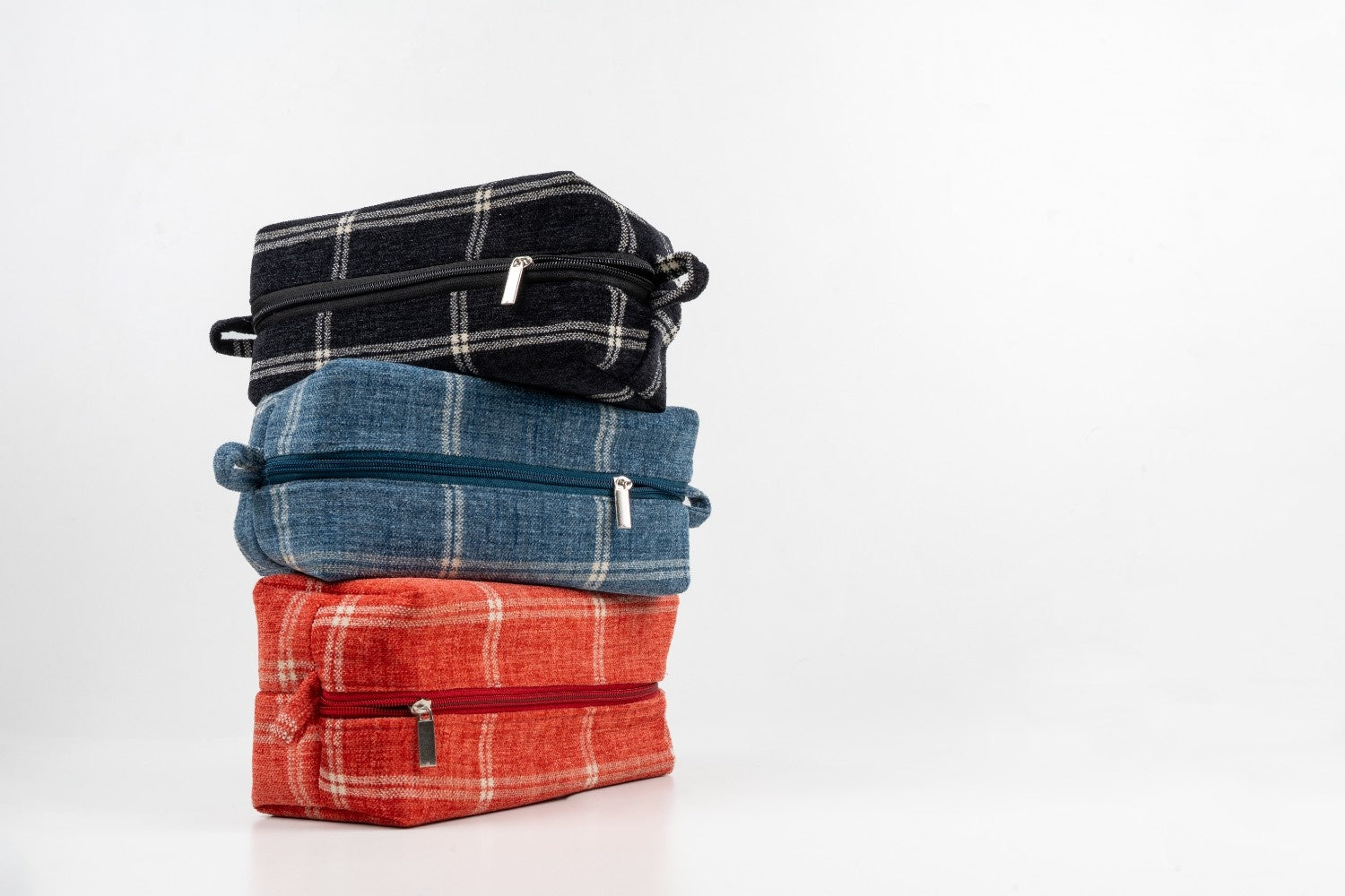 Scarlet, Bermuda & Eclipse Squares Set of 3 Utility Pouch Combo