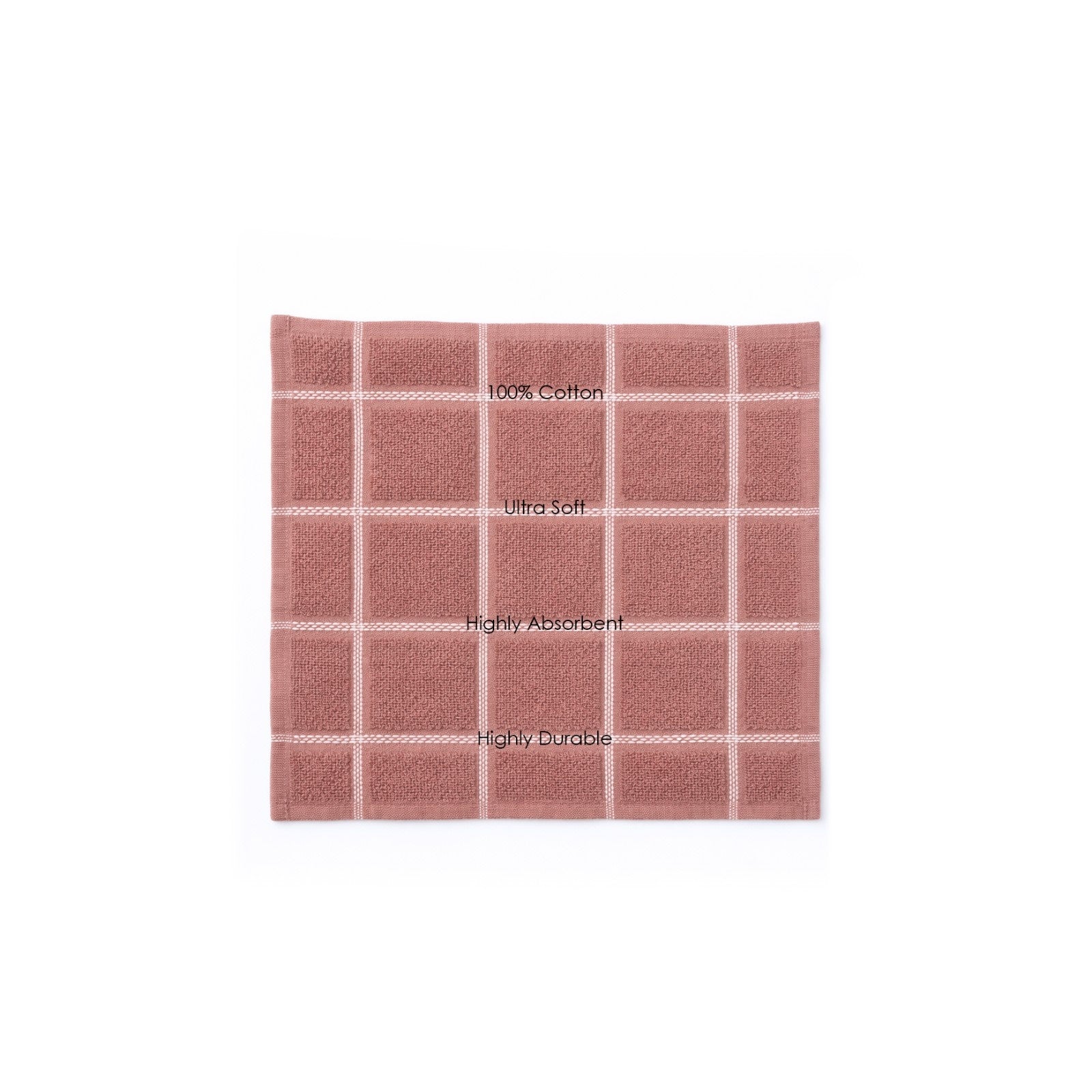 Rustiva Dobby Checks Napkins -(set/12)