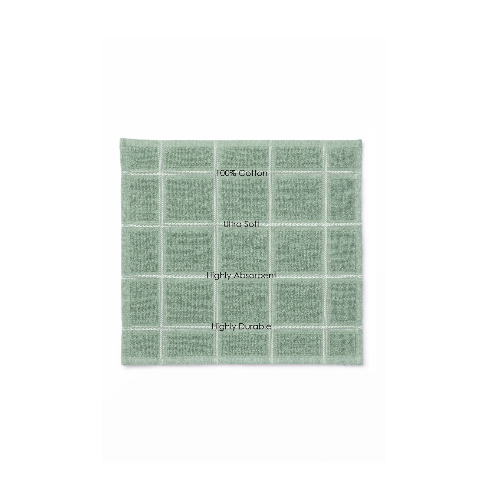 Mintara Dobby Checks Napkins -(set/12)