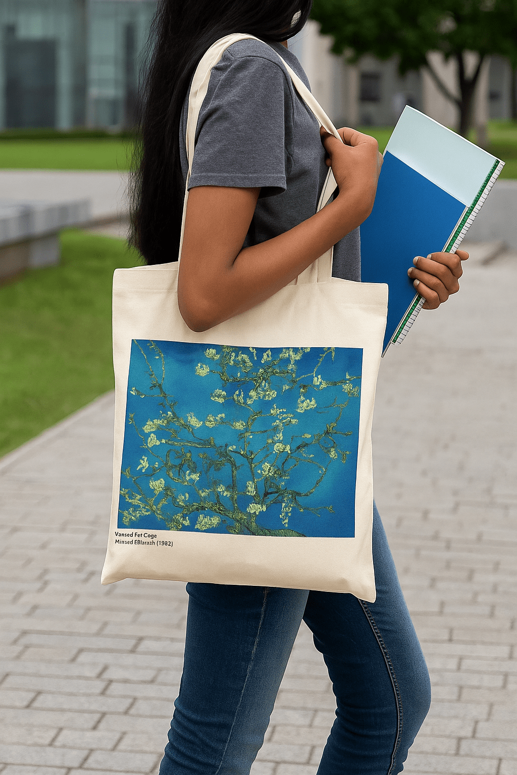 Almond Blossom Small Tote Bag