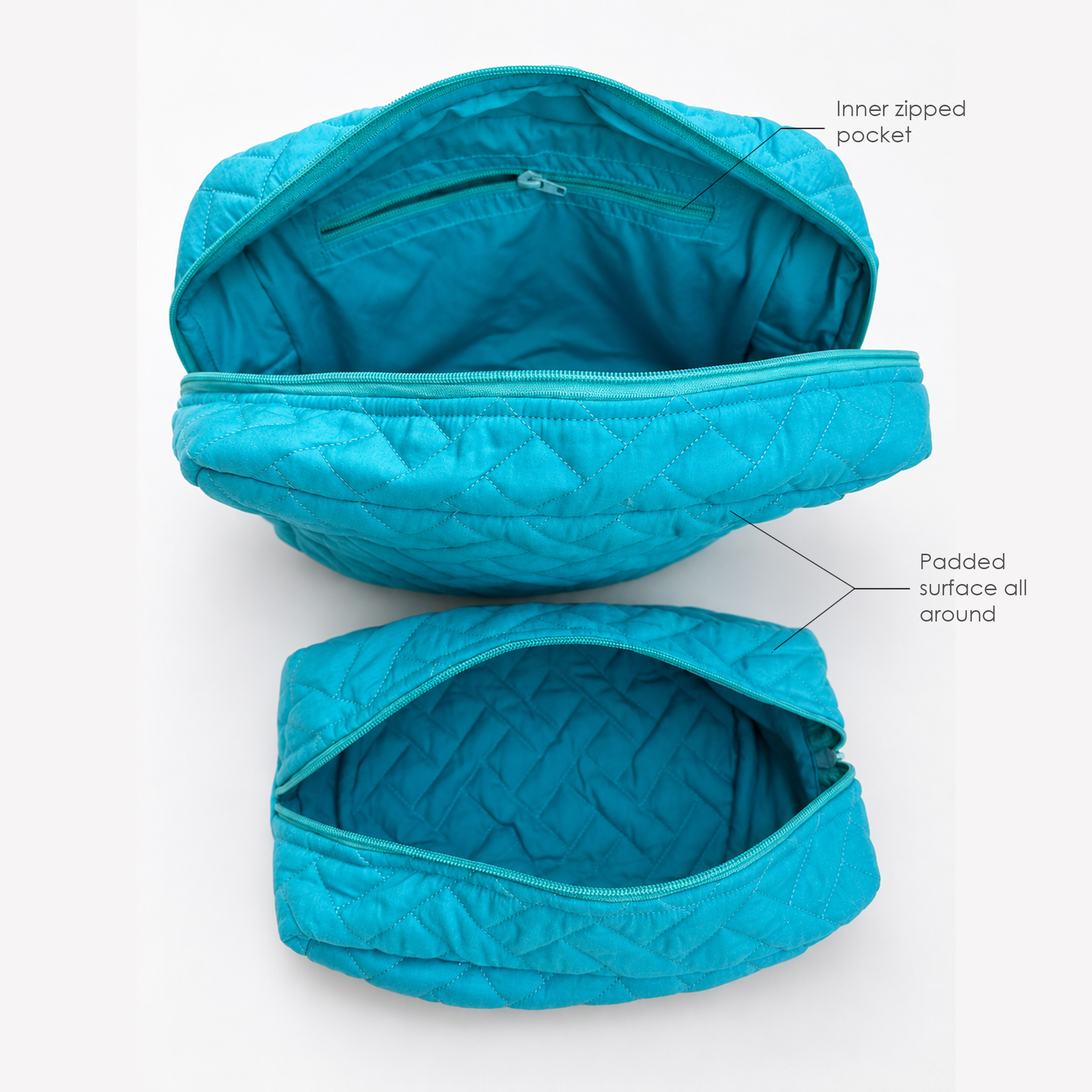 Aqua Quilted Baby Utility Organizer Set