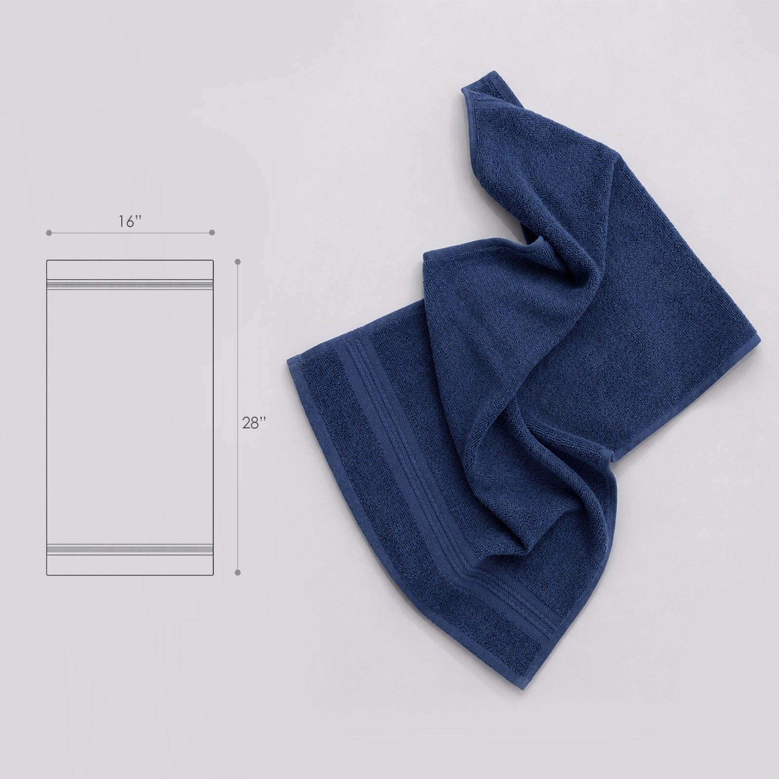 After hours- Terry Hand / Vanity Towel-(Set/3)