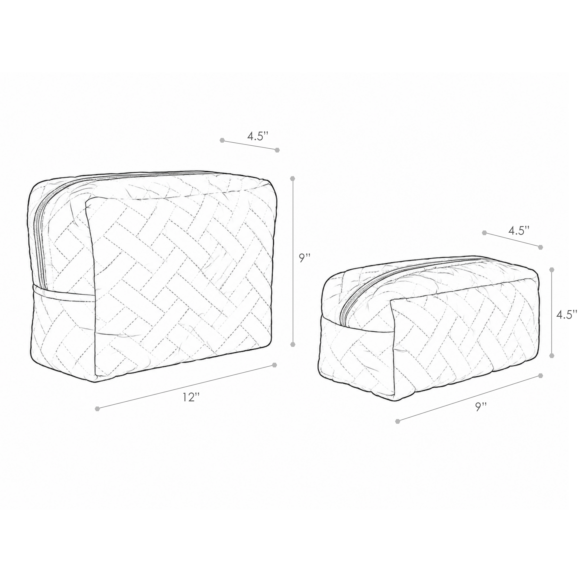 Bloom Quilted Baby Utility Organizer Set