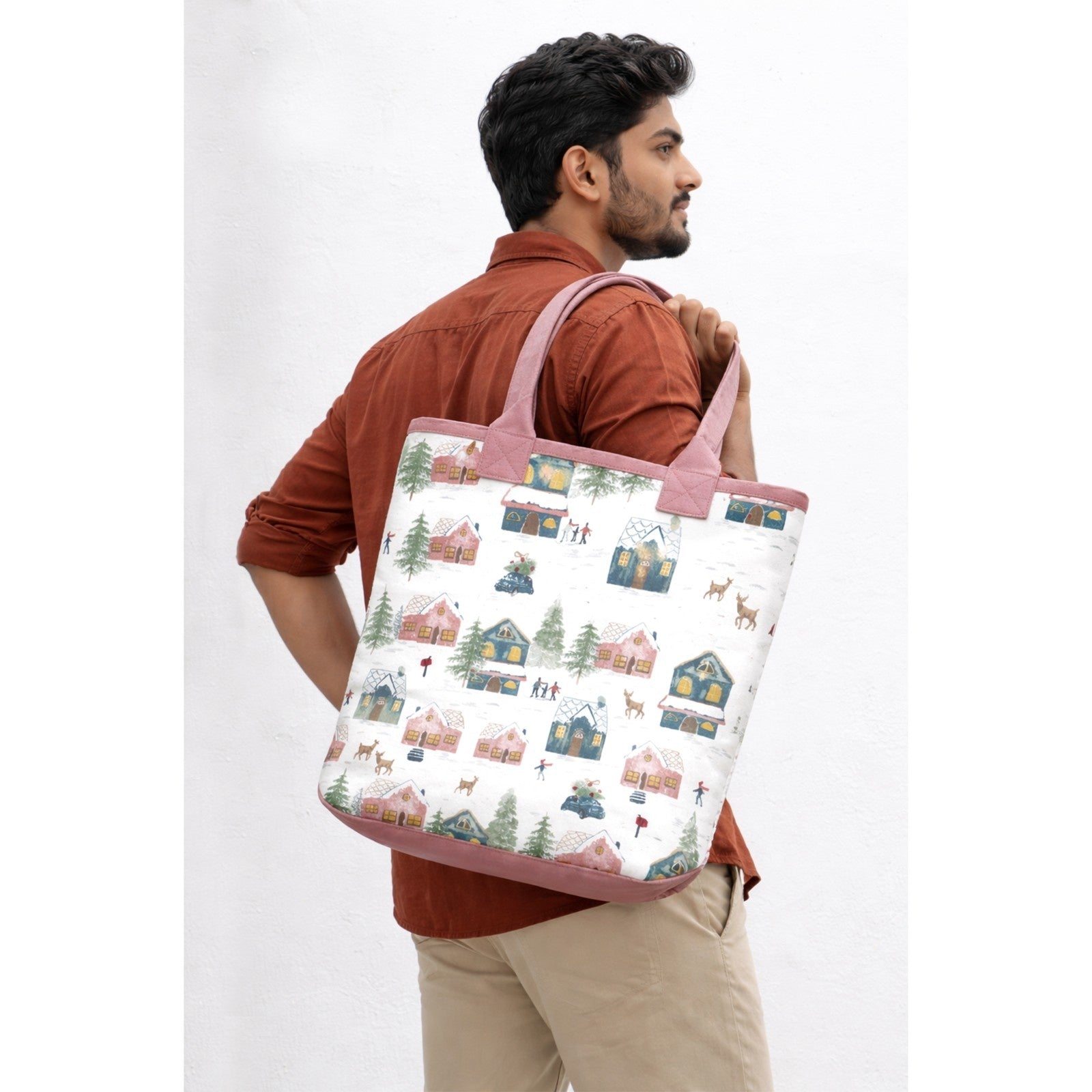Cottage Lane XL Tote Bag