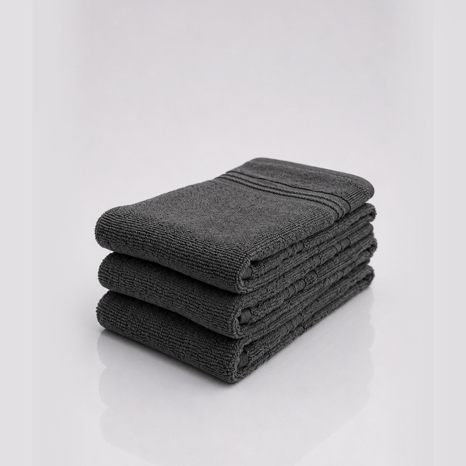 Smoke- signal Terry Hand / Vanity Towel-(Set/3)