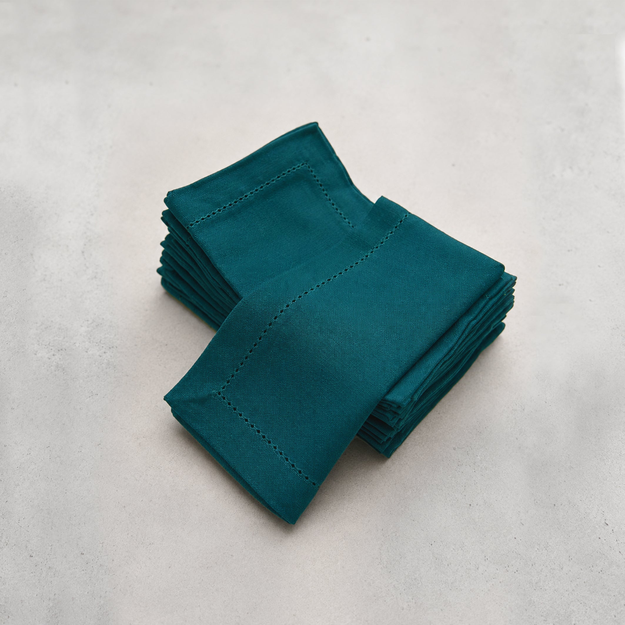 Cheque Please - Classic Hemstitch Napkins (set/12)