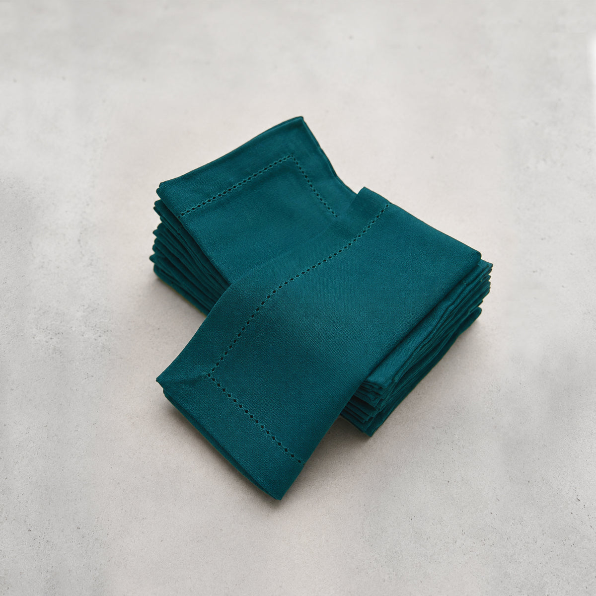 Cheque Please - Classic Hemstitch Napkins (set/12)