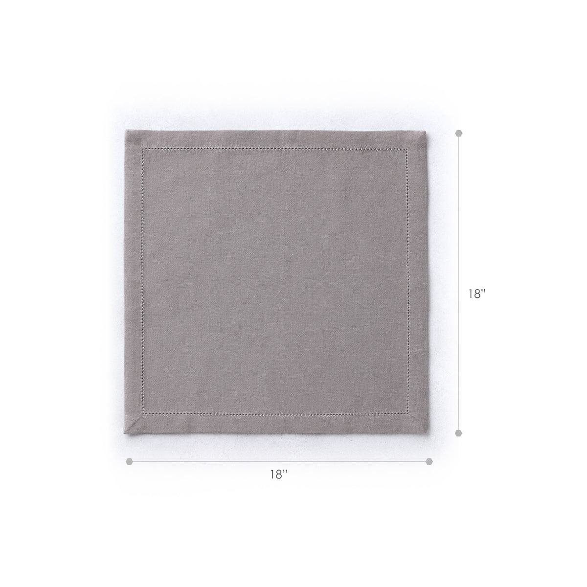 Food Menu - Classic Hemstitch Napkins (set/12)