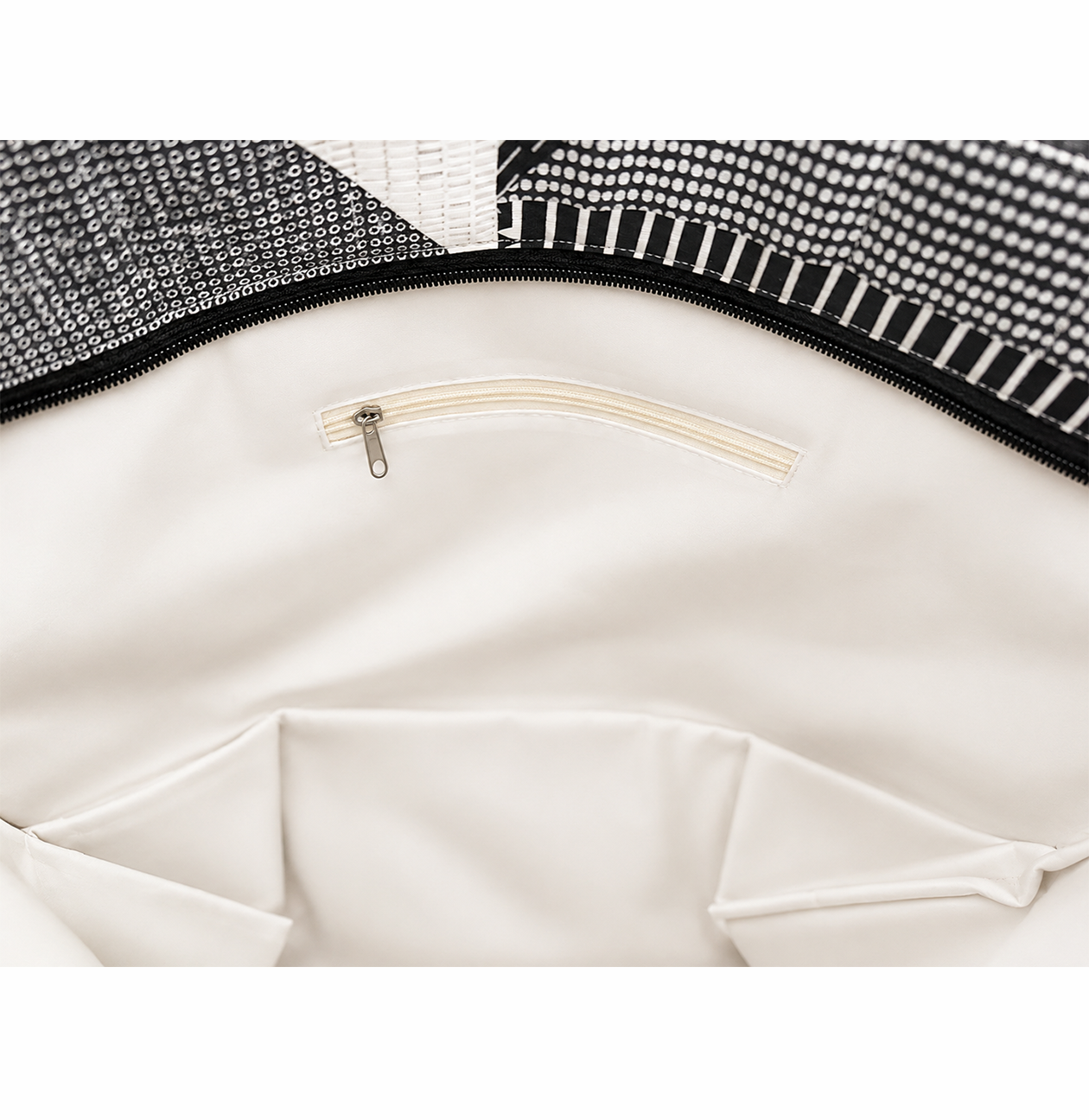 Graphite Grid – Water Repellent Tote Bag