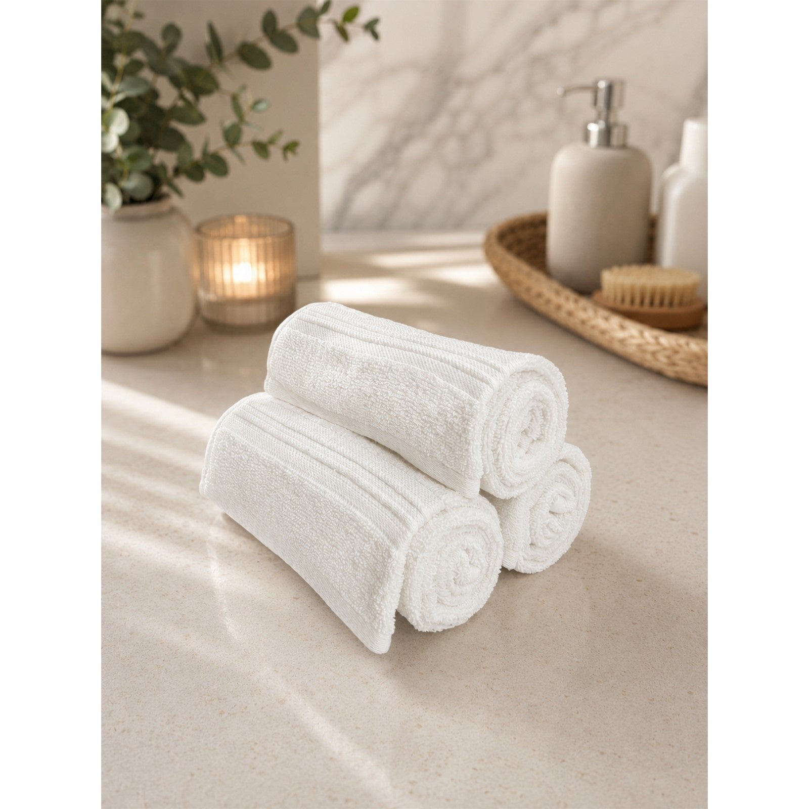 Blank- Page Terry Hand / Vanity Towel-(Set/3)