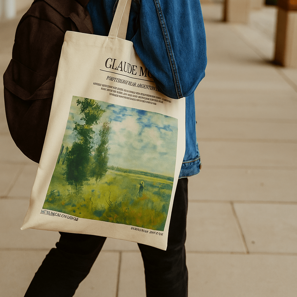 Poppy Fields Small Tote Bag