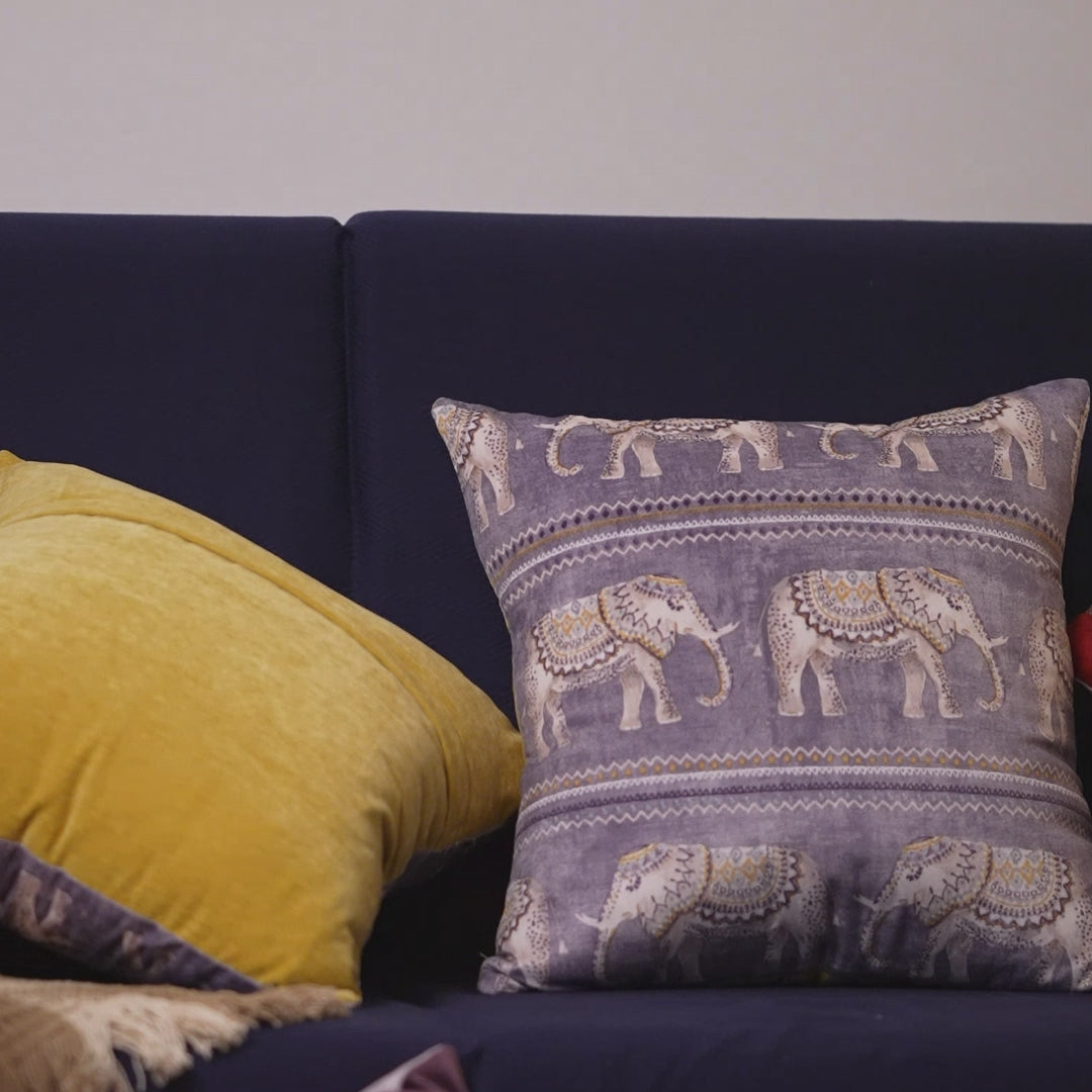 Tusk ki Roshni Cushion Covers – Set of 2 (18" x 18")