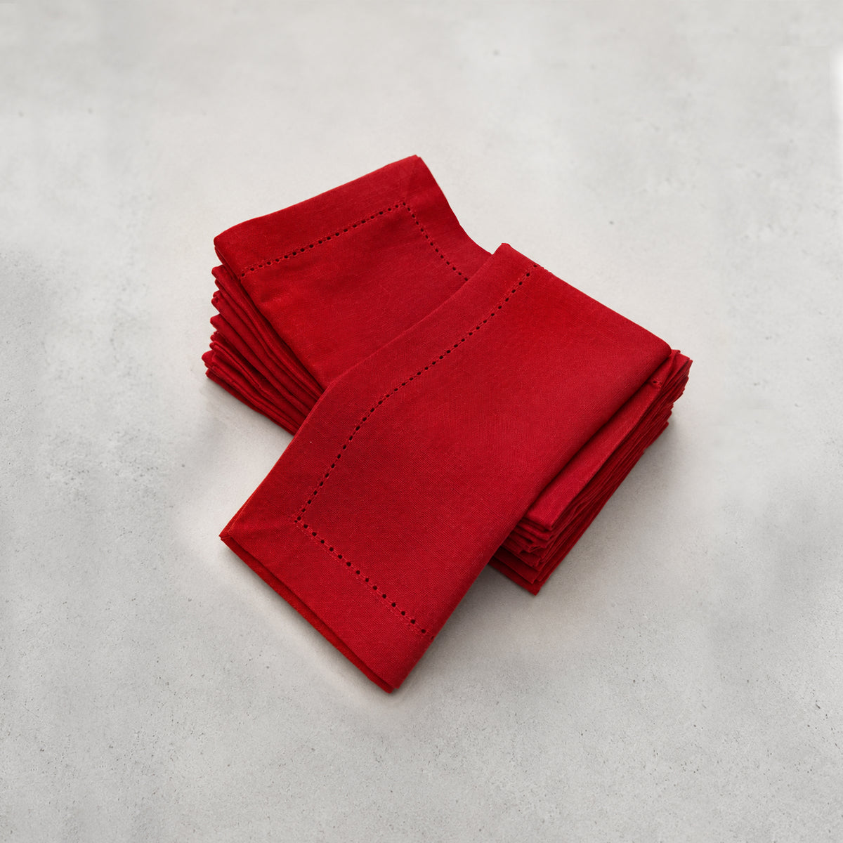 Table For Two - Classic Hemstitch Napkins (set/12)