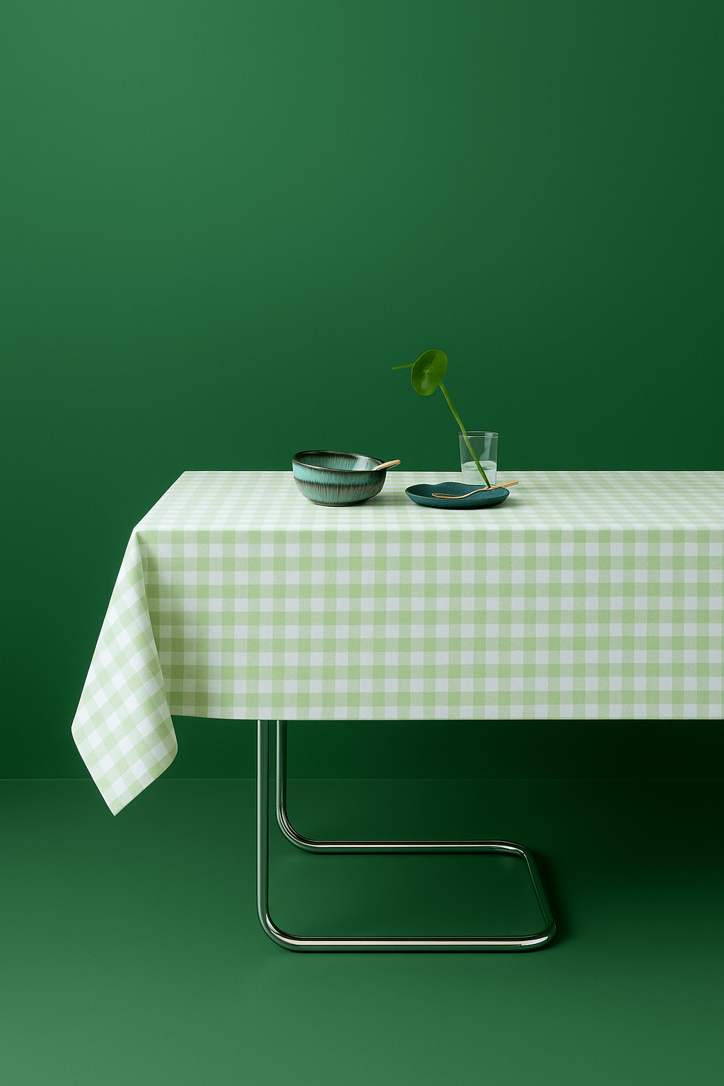Meadow Checks Classic Dobby Cotton Tablecloths